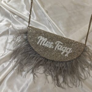 Anamta Feather Clutch