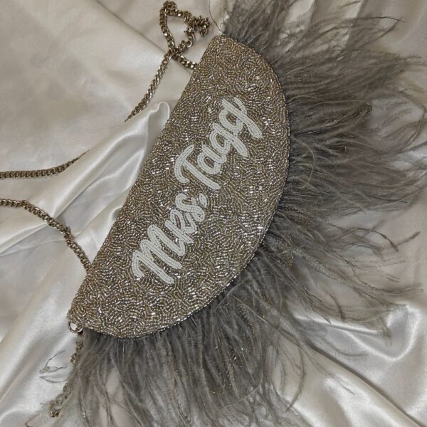 Anamta Feather Clutch - Image 4